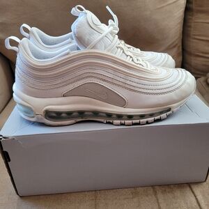 All white Nike size 7Y